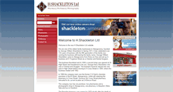 Desktop Screenshot of hshackleton.co.uk